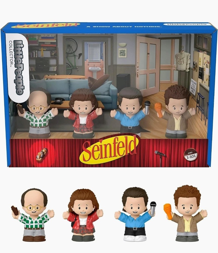 Fisher-Price Little People Collector Seinfeld Special Edition 4 Figures Set