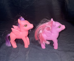 MY Little pony star song and star dreams 4.5 pink and purple pony lot of 2