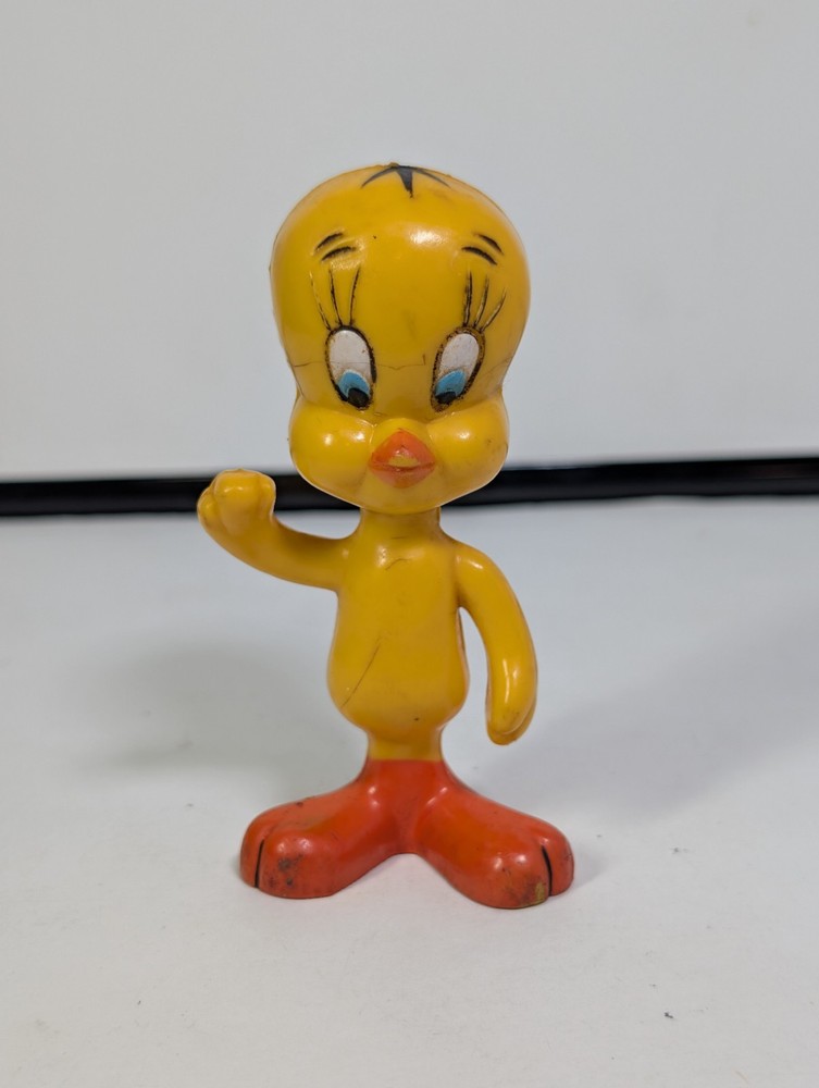 1976 Warner Bros Looney Tunes 4″ Tweety Bird Figure Vintage