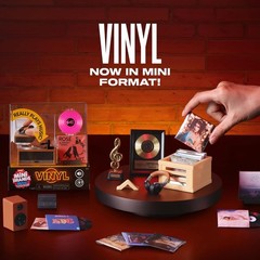 Mini Brands Really Works Vinyl Playset Series 1 Mini Vinyl Record Player New Toy
