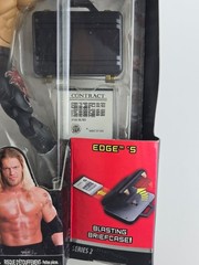 WWE Deluxe Aggression Edge Figure Jakks 2006 Series 2 Briefcase