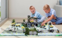 Military Base Set, Army Men Playset with Military Vehicle,Weapon Gear Ac…