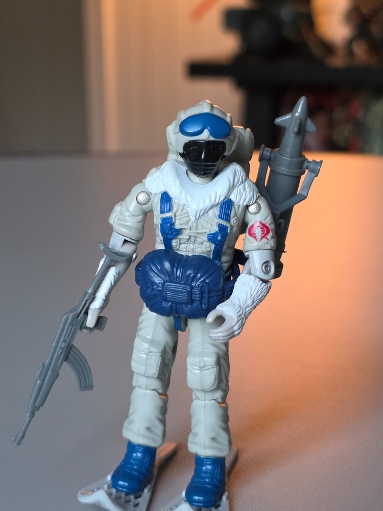 Vintage GI Joe Cobra Snow Serpent Complete Hasbro 1985