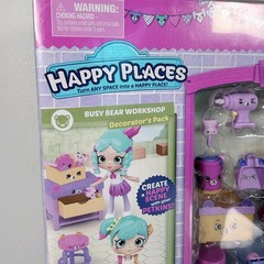 Shopkins Happy Places Decorator’s Pack BUSY BEAR WORKSHOP Season 3 New & Sealed