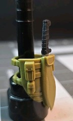 GI Joe Classified Tiger Force Flint Machete & Leg Sheath Fodder 1/12 Scale