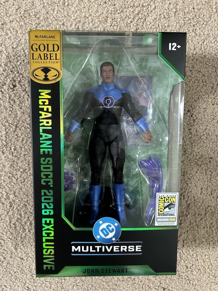 SDCC 2026 McFarlane Gold Label DC Multiverse John Stewart (Ultraviolet Lantern)