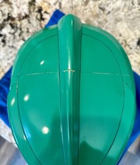 Signed Authentic JDF Cosplay MMPR Green Ranger Power Rangers Helmet