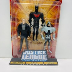 Bruce Wayne Batman Beyond Warhawk Justice League Unlimited 3 pk 4″ NIP