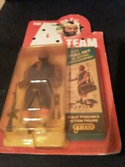 A-Team Galoob, Mr. T as B.A. Baracus,1983 (New On Card Action Figure) SUPER RARE