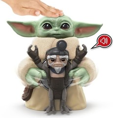 Star Wars Knuddelspaß Grogu, 16,5 cm große elektronische Action-Figur & Anzellan