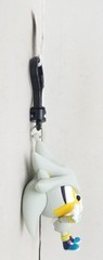 Loose 2024 Monogram 3″ Sonic The Hedgehog S.2 “Silver” 3D Figural Bag Clip READ