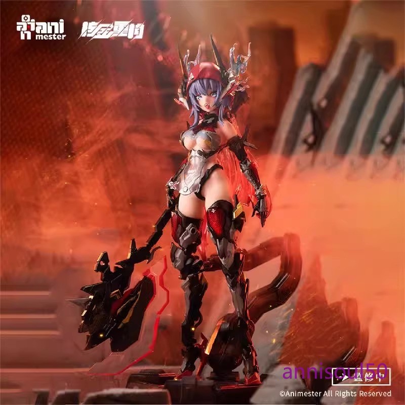 Anime AniMester Thunderbolt Squad Barbera Red 1/9 Scale Action Figure Gift 21cm