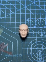 1:18 Samuel L. Jackson Head Sculpt Carved For 3.75″ Male Action Figure Body Doll
