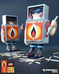 New MATCH MAX Designer Toy Figure by Emergency Toys
