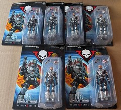 Skeletron Red Shadows Gyre Wolf 4in Figure MOC Roboskull Kickstarter NEW