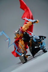 New Ac Factory Toys Thor Thunder God Marvel Anime Action Figure Figurine Kaiyodo