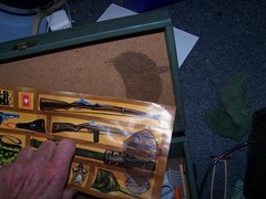 GI JOE 1964 First Issue Foot Locker with Lots accessories from Estate See Photos