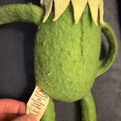 Vintage 1976 Fisher Price #850 KERMIT THE FROG PLUSH Jim Henson Muppet Doll