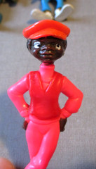 VINTAGE FAT ALBERT & JUNKYARD GANG COSBY KIDS TV SHOW TOY 8 FIGURE PLAY SET + 1