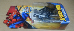 2009 Hasbro Spider-Man Black Costume Action Figure Rides Web Glider NEW NIB