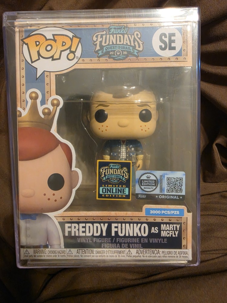 Freddy Funko As Marty Mcfly 3000pcs 2026 Fundays Online SDCC Back To The Future