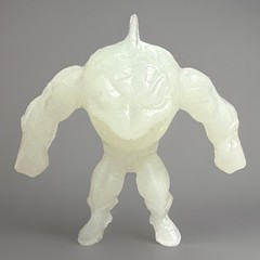 Street Sharks 2” Mini KO Custom Retro Glow In The Dark Mexico Bootleg