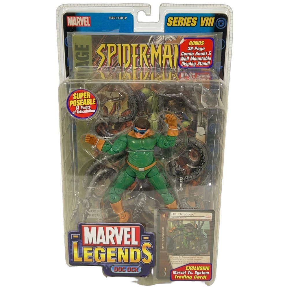 Marvel Legends Doc Ock 6″ Action Figure ToyBiz Sealed New Series VIII