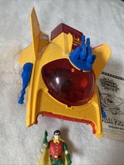 Vintage Kenner Super Powers DELTA PROBE ONE Vehicle DC Comics 1985 Robin Manual