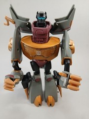 Transformers Animated Voyager Class Grimlock Dinobot Hasbro 2008 Complete