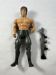 1986 Coleco Rambo Force of Freedom JOHN J RAMBO (Skinny Head) – Incomplete