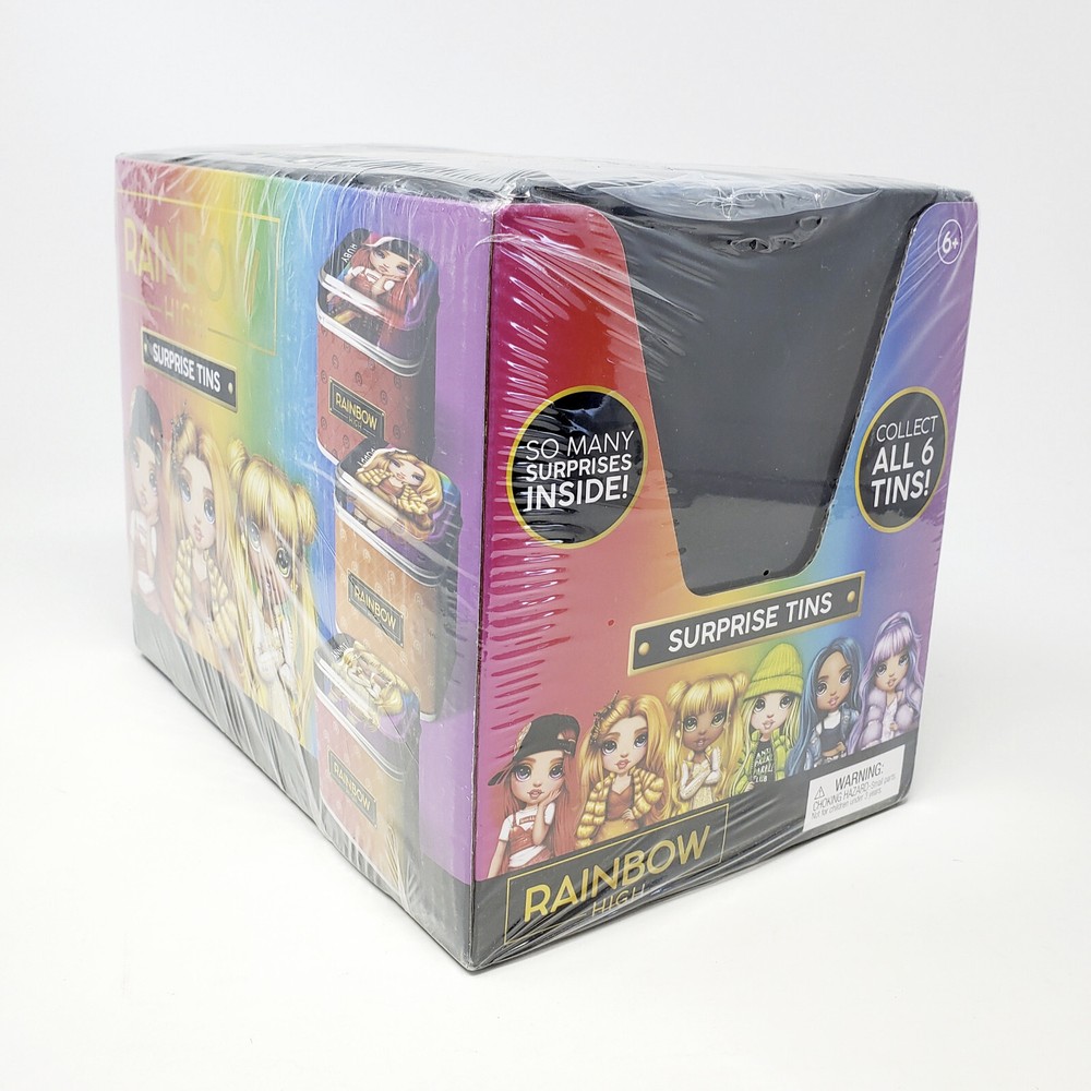 Rainbow High Tins – Wholesale Lot of 6 New + Sealed 12-Count Display Boxes