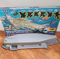 1998 RedBox Toys Independence U.S Aircraft Carrier Ship 31″, W/ 6 Die Cast Plane