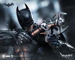 INART G0007 1/12 Arkham Batman (Battle Damaged Version) Action Figure In Stock