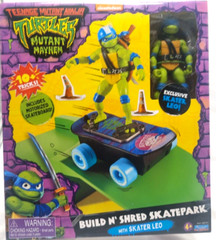 Mutant Mayham Leonardo’s Build N’ Shred Skate Park Action Figure Toy TMNT Turtle