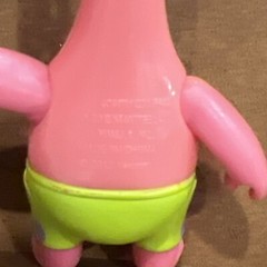Spongebob 2012 Patrick Star Sonic Push Button Pop Out Tongue Figure