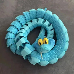 60cm Gary Snake: Disney Zootopia 2 Articulated Simulation Toy Snake, 3d Printed*