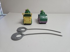 TMNT Rip Rad racers tested 4pcs