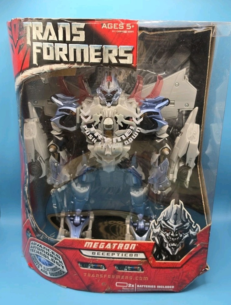 Transformers 2007 Movie Leader Class Megatron Action Figure Complete In Box