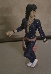 7″ Mick Jagger Action Figure With Original Round Base and Original Box