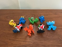 Lot Of 8 Rainbow Friends Phatmojo Pink Purple Blue Green Orange Red Scientist