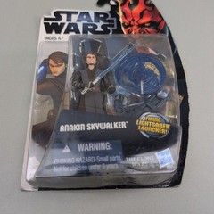 Hasbro Star Wars Clone Wars Anakin Skywalker Figure 3.75in Carded Multicolor