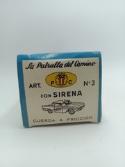 Highway Patrol Car With Box Carlos V Vintage Argentine Bichi No Batmobile Batman
