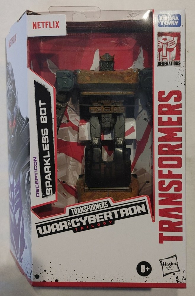 Transformers War For Cybertron Netflix Walmart Exclusive Sparkless Bot NEW!