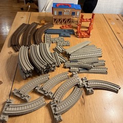 Thomas Tank 50 Piece Beige Brown Gray Trackmaster Train Tracks Lot Replacement +