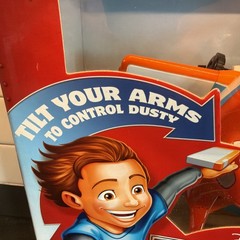 NEW Sealed! 2013 MATTEL Disney Planes “DUSTY CROPHOPPER” RC Wing Control Plane