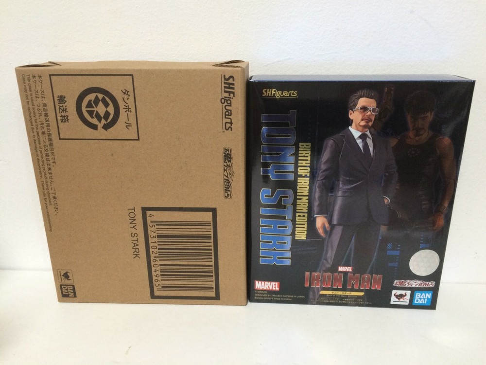 IN HAND!! Bandai S.H.Figuarts Ironman Tony Stark -《Birth of Iron Man》- US SELLER