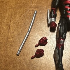 Marvel Legends Spider-Man Retro Armored Daredevil Incomplete Loose 6 Inch Figure