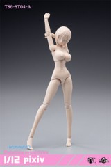 86TOYS 1/12 T86-ST Flexible 6 inch Female Joint Action Figure Head Body Dolls