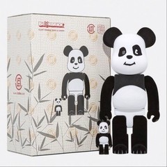 CLOT Medicom Toy BEARBRICK Panda 100% 400% Set Clot Panda Figure
