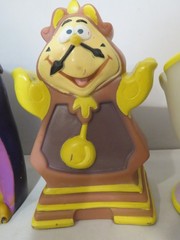 BEAUTY AND THE BEAST VINYL HAND PUPPETS 1992 PIZZA HUT SET OF 4 PCS EUC